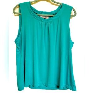 Chico’s Women’s Size 3 Blue Aqua Sleeveless Top